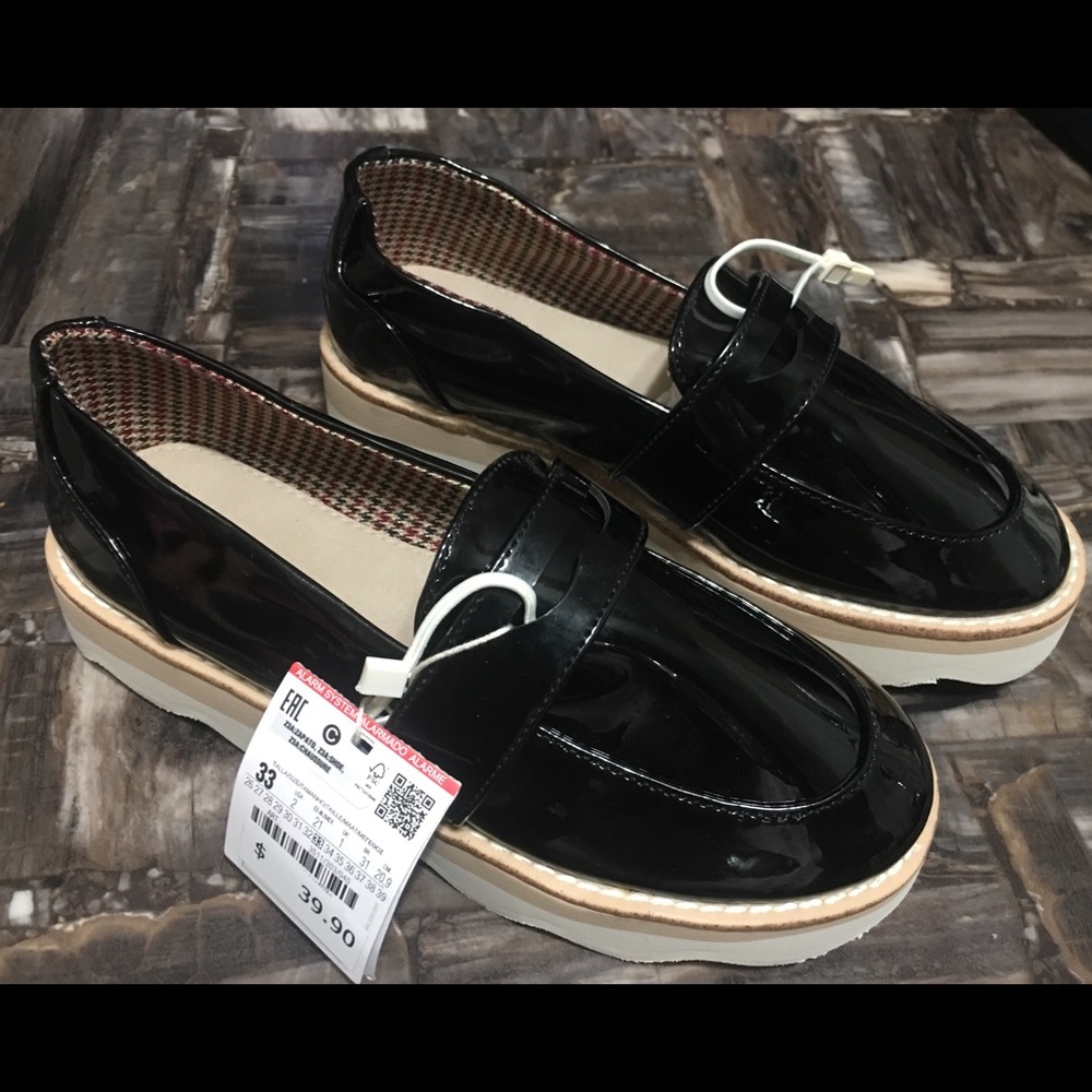 Zara kids footwear shoes Oxford platform girl 2